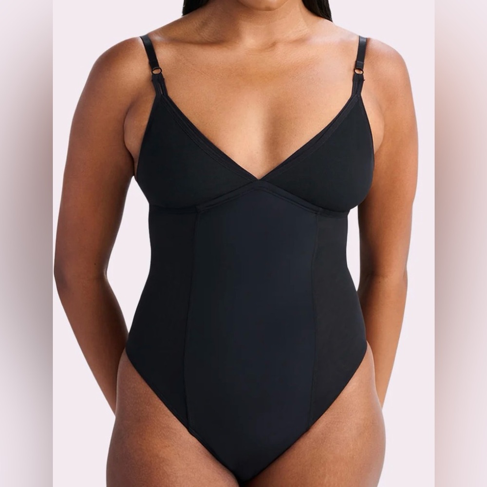 Parade Re:Play Mixed Mesh Bodysuit In Black (S)